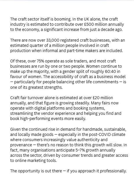 The Serious Business of Craft