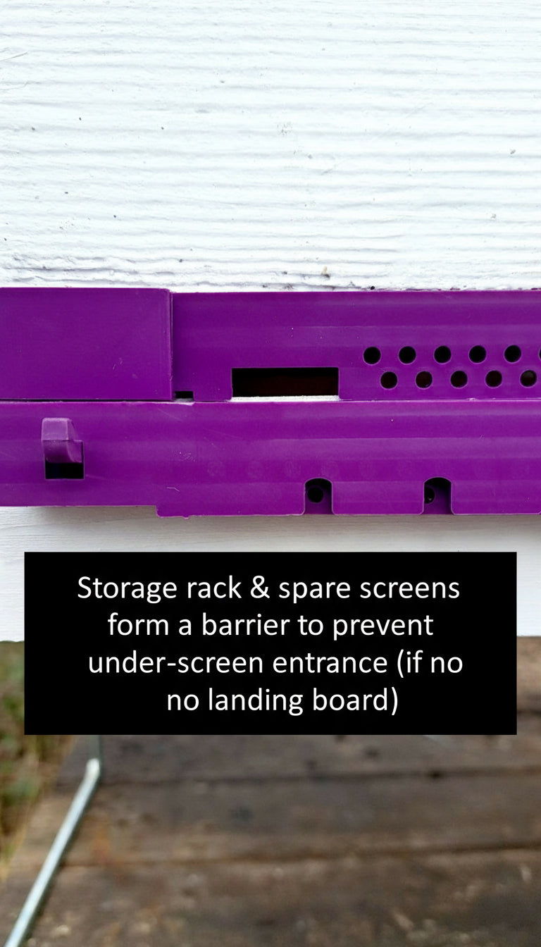 the hive five multi-ghuard in use. screens form a barrier 
