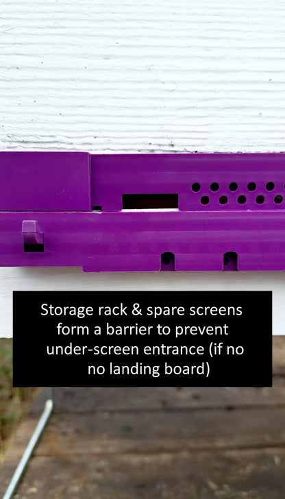 the hive five multi-ghuard in use. screens form a barrier 
