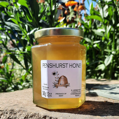 Jars of runny Penshurst honey